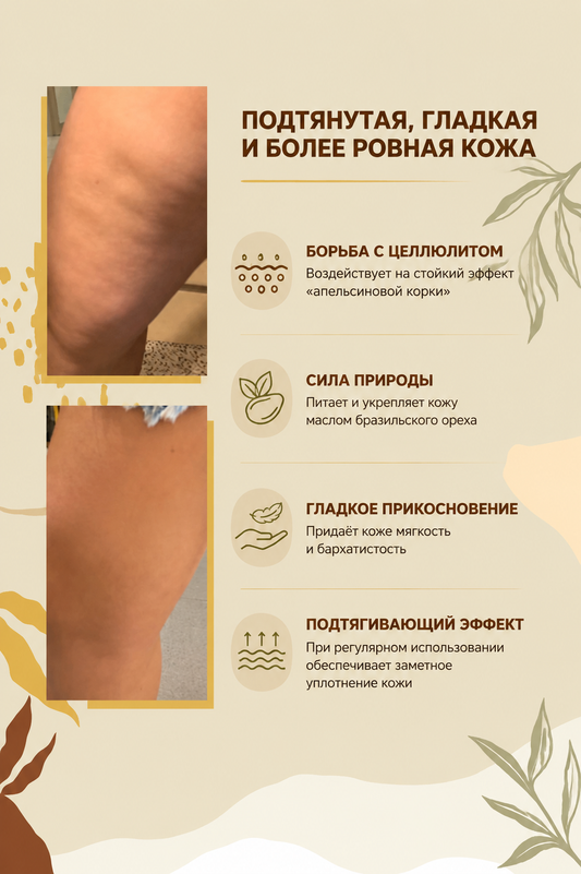 Anti-Cellulite — Антицеллюлитный крем с маслом бразильского ореха 100 мл
