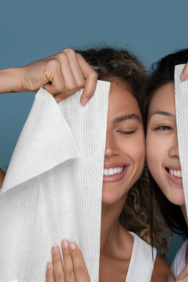 Clean Towels XL — Полотенца для снятия макияжа и умывания, 50 шт.
